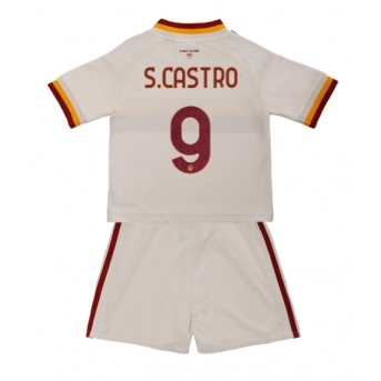AS Roma Santiago Castro #9 Maglia Gara Trasferta Repliche 2026-27 Bambino Maniche Corte